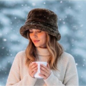 Headwear Faux Fur Hat - Deep Brown